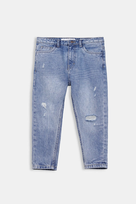 Relaxed Fit Ripped Jeans - Cougar Clothing