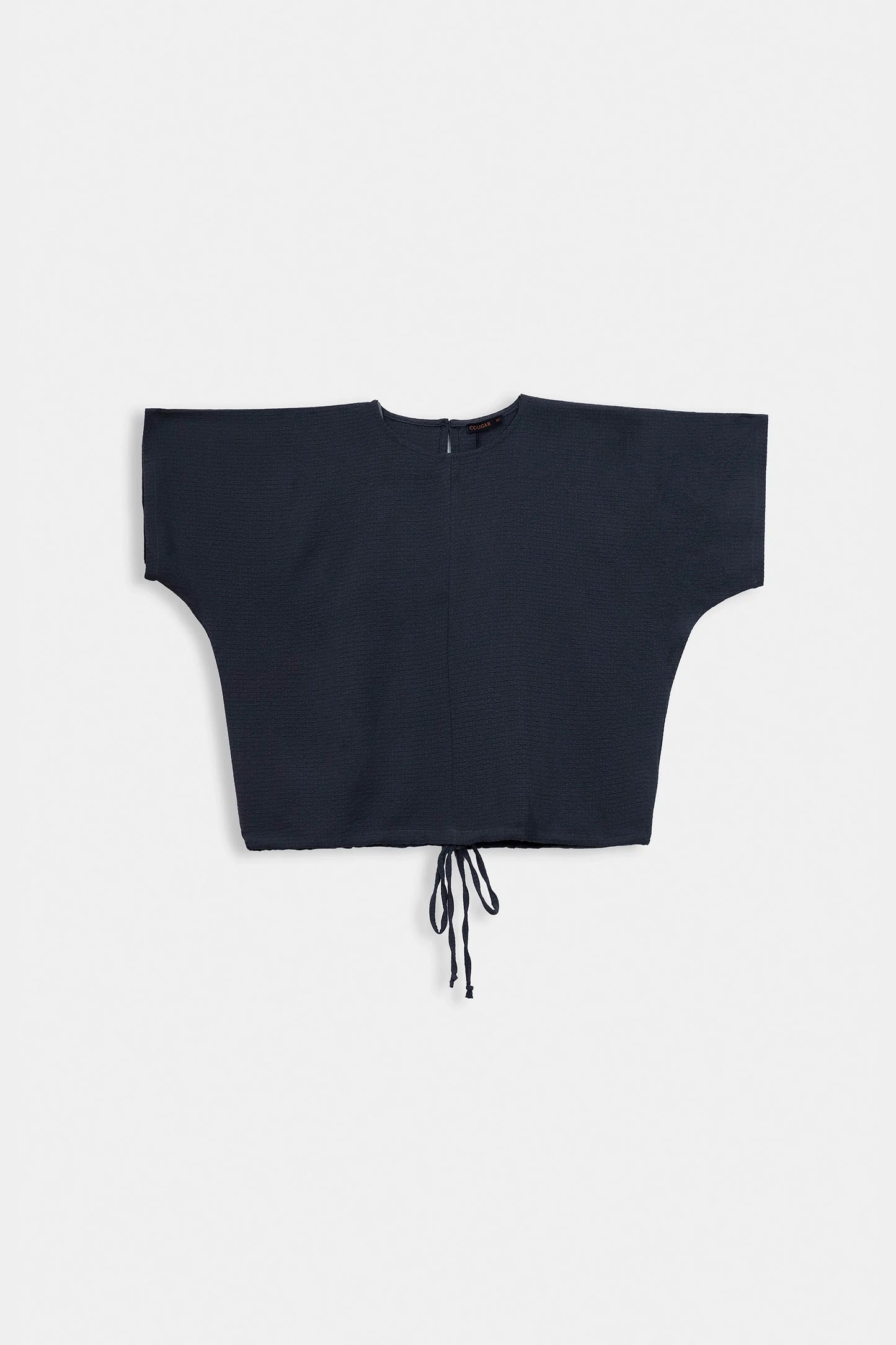 Bat Sleeve Top With Tie Details - Cougar Clothing