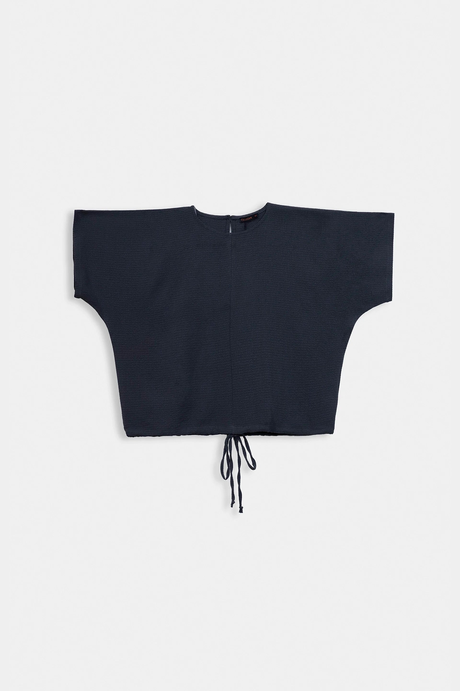 Bat Sleeve Top With Tie Details - Cougar Clothing