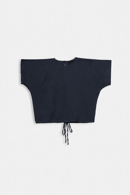 Bat Sleeve Top With Tie Details - Cougar Clothing