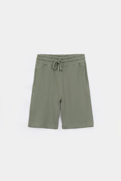 Ottoman-Knit Shorts - Cougar Clothing