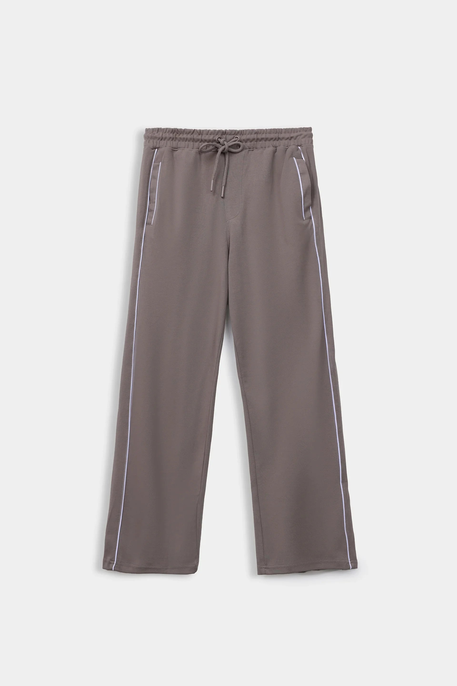 Knitted Trousers With Piping Detail - Cougar Clothing