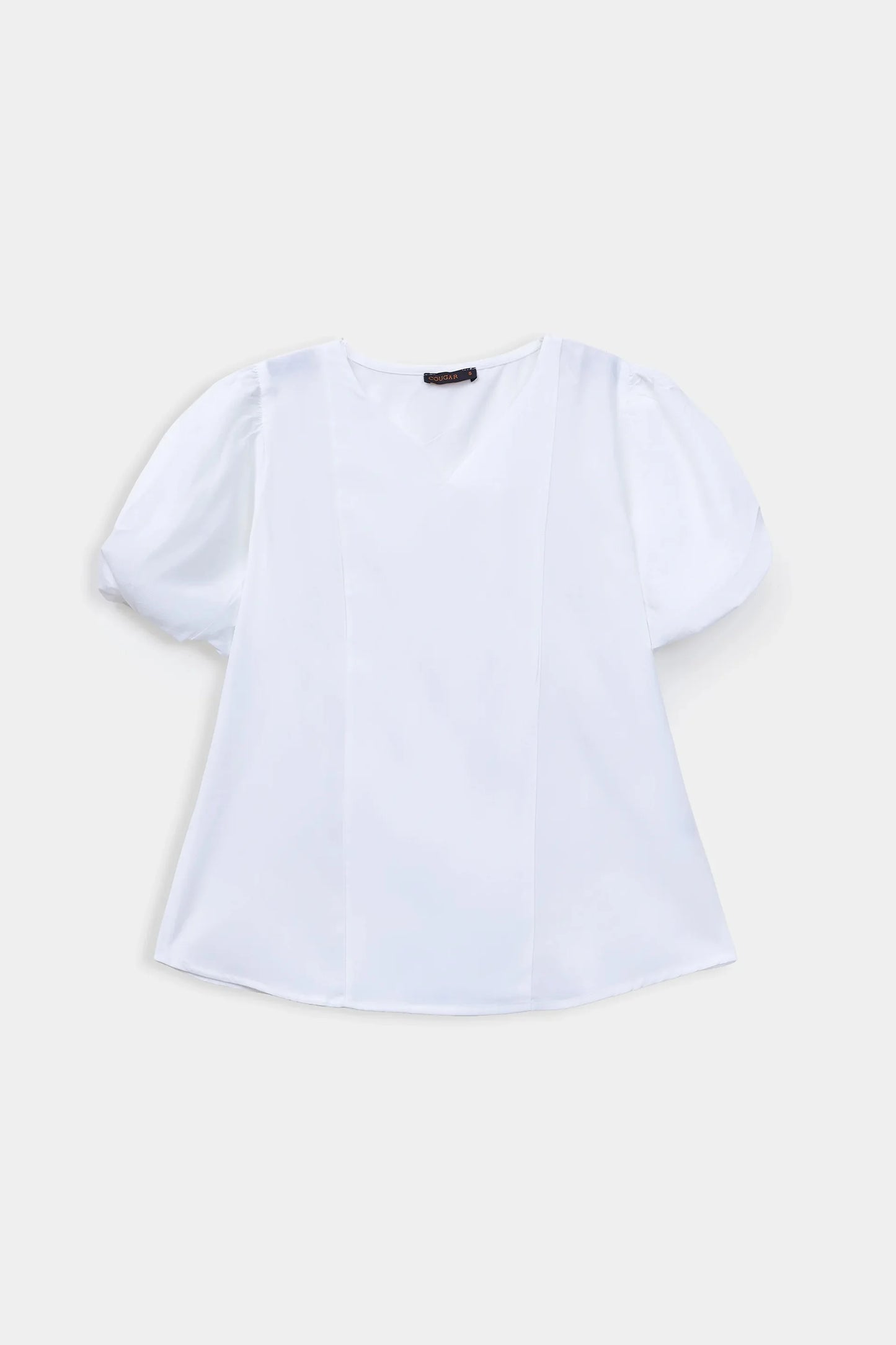 Embroidered Pull Sleeve Top - Cougar Clothing