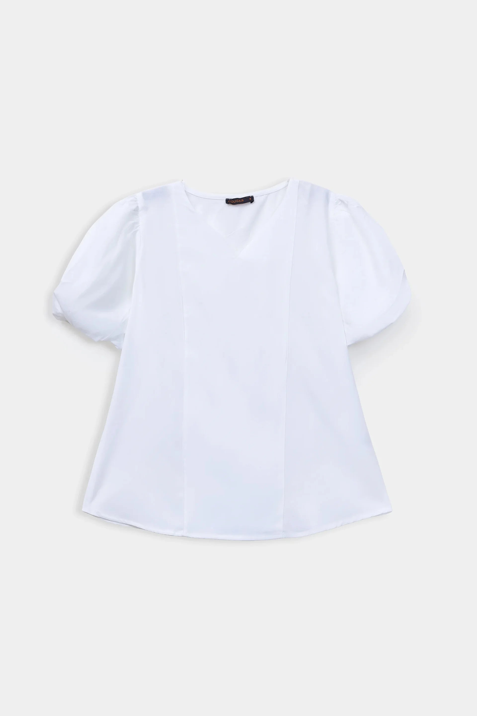 Embroidered Pull Sleeve Top - Cougar Clothing
