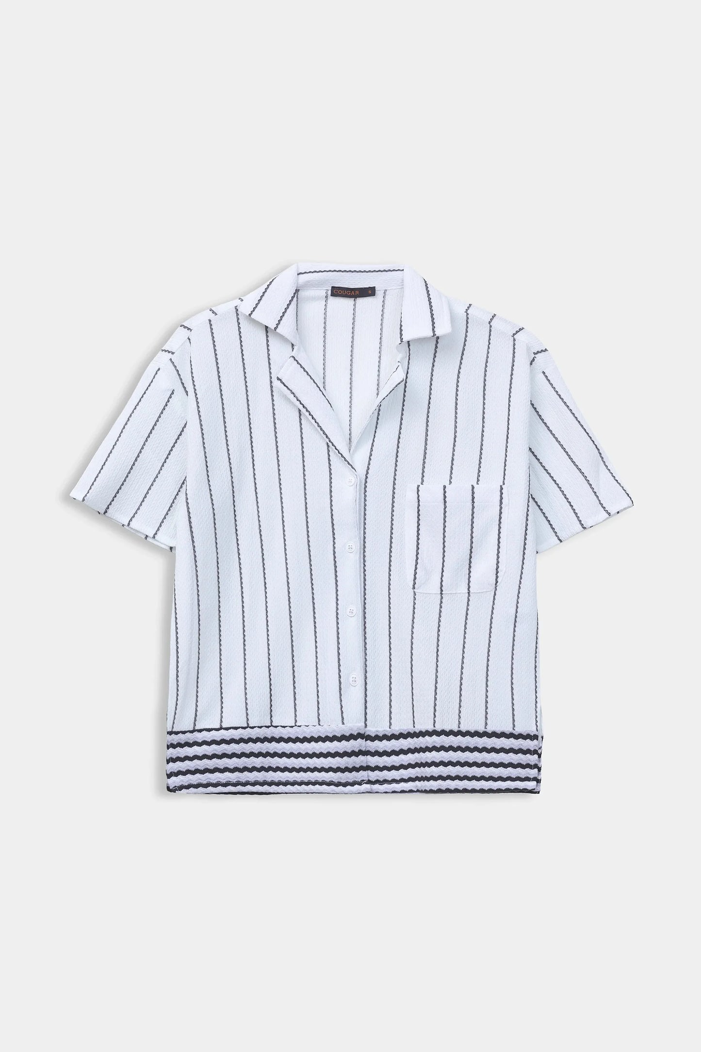 Striped Knitted Shirt - Cougar Clothing