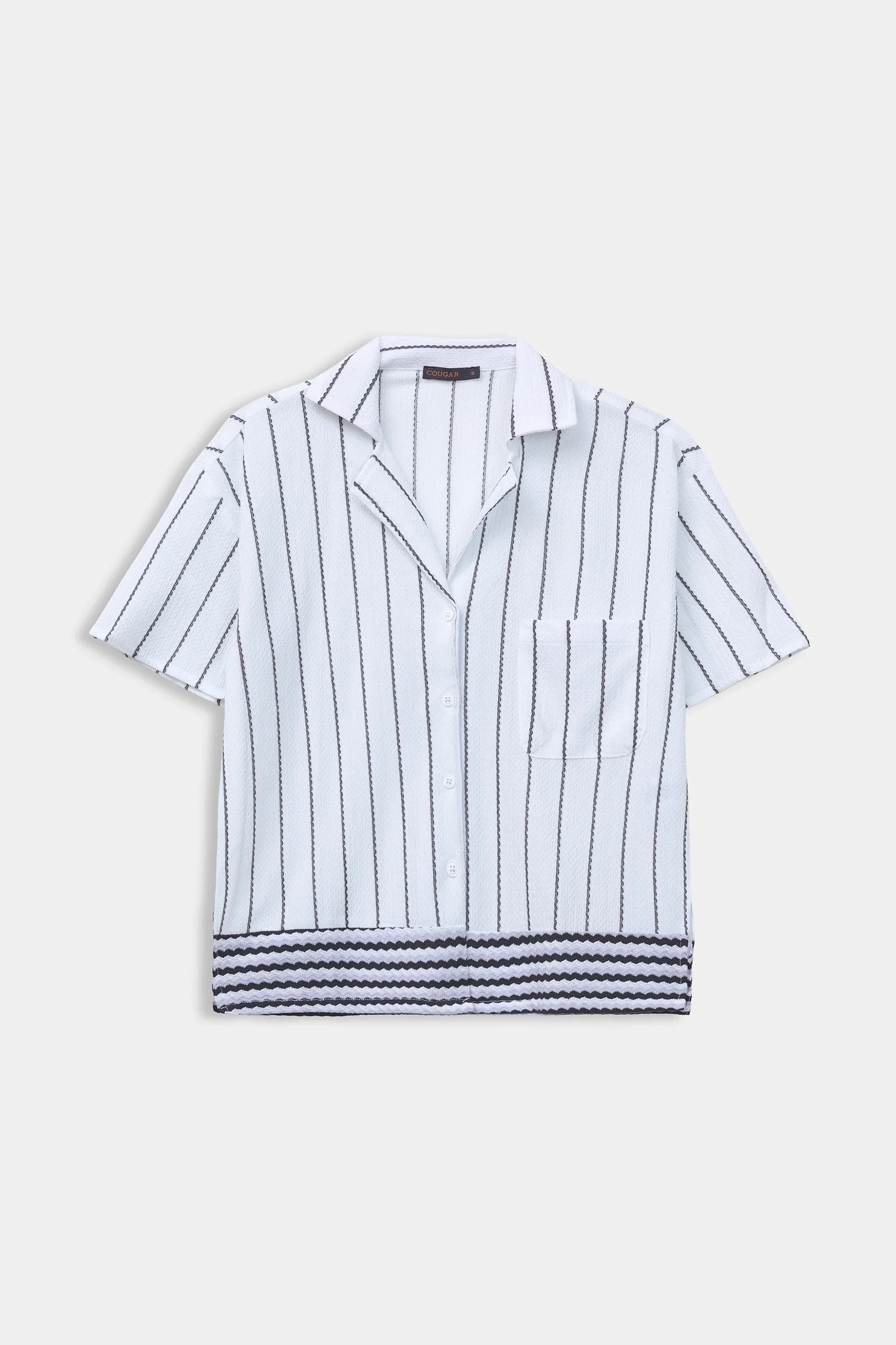 Striped Knitted Shirt - Cougar Clothing