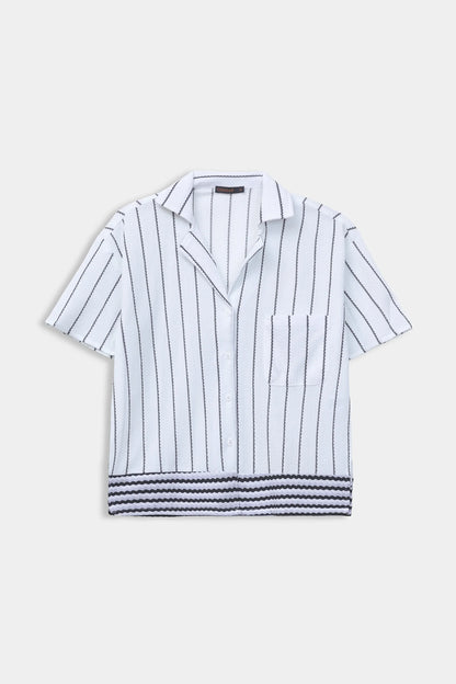 Striped Knitted Shirt - Cougar Clothing