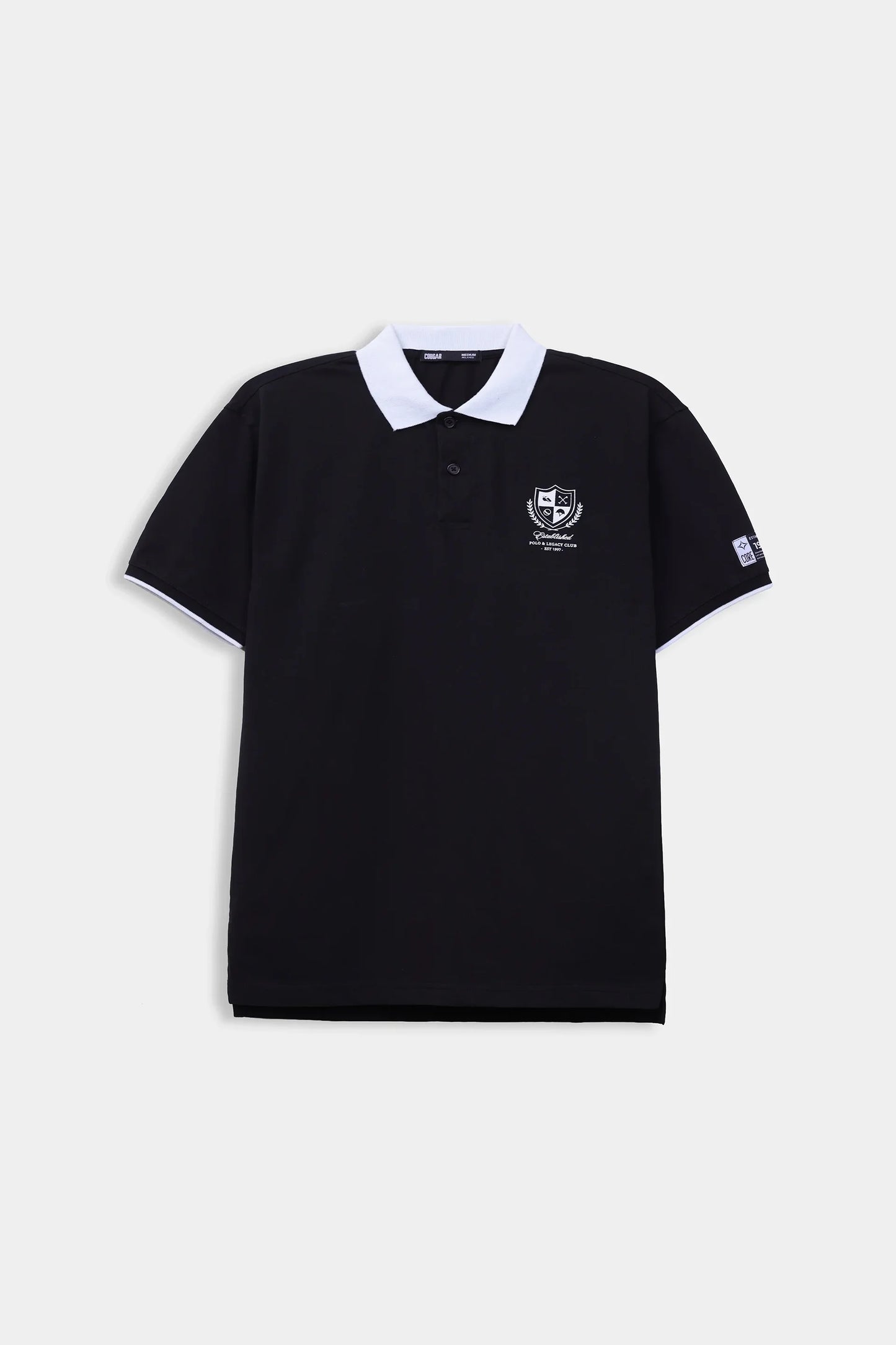 Embroidered Heavy Jersey Polo - Cougar Clothing