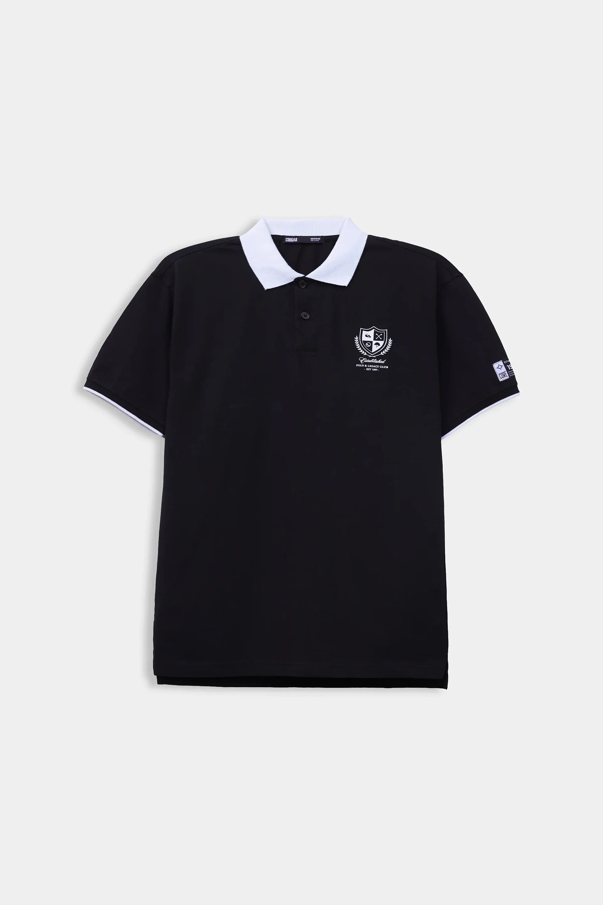 Embroidered Heavy Jersey Polo - Cougar Clothing