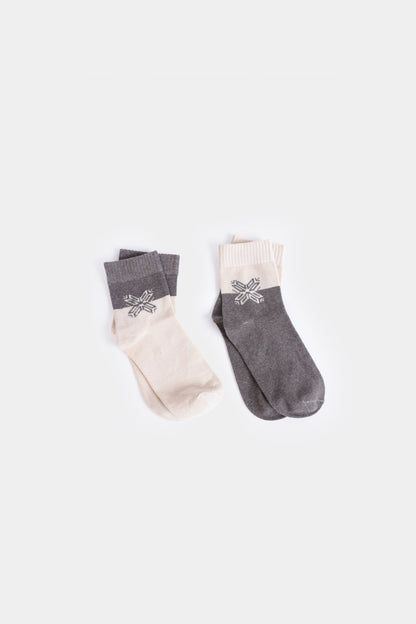 Pack of 2 Color Block Socks