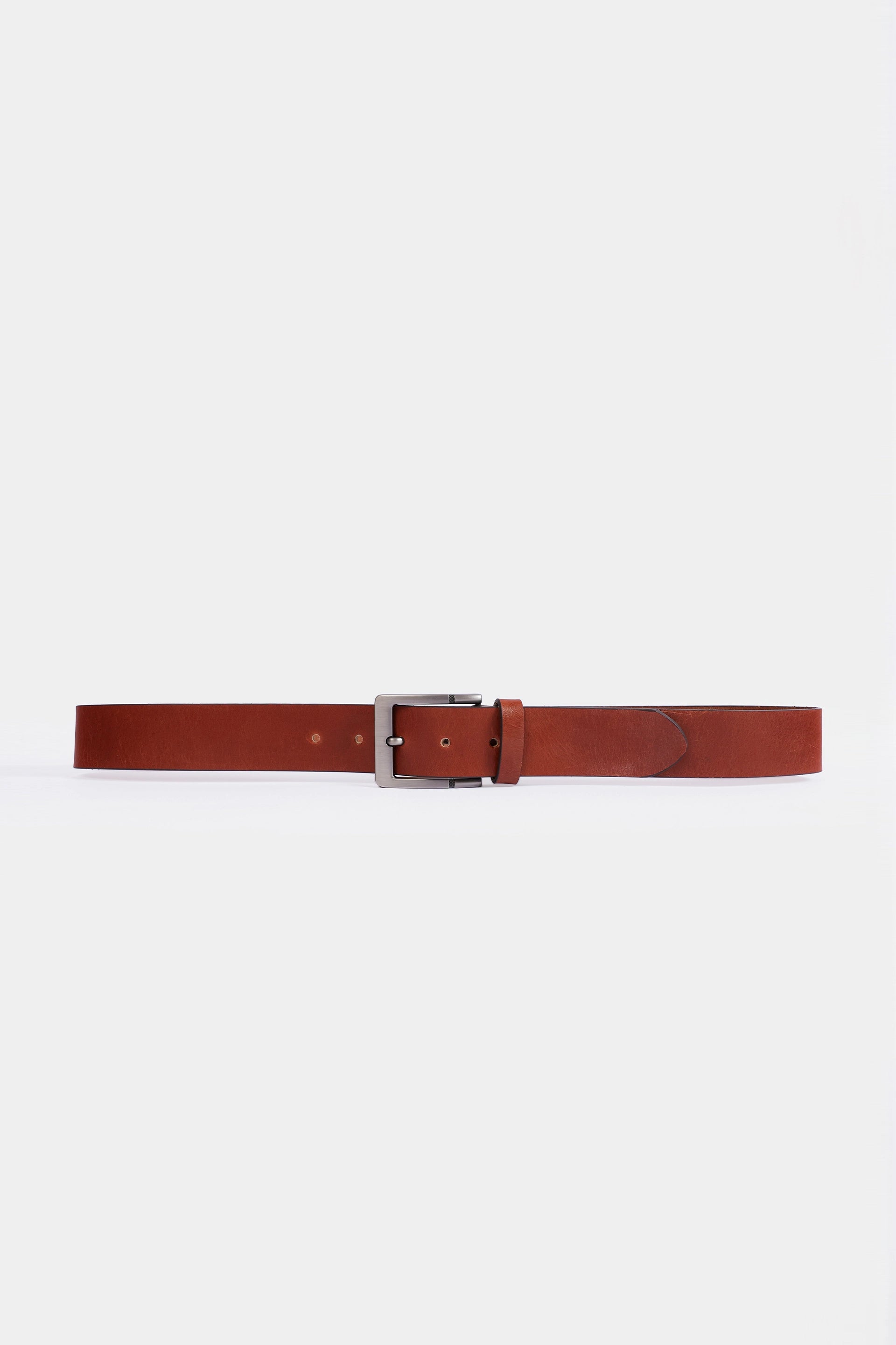 Tan Leather Belt - Cougar Clothing