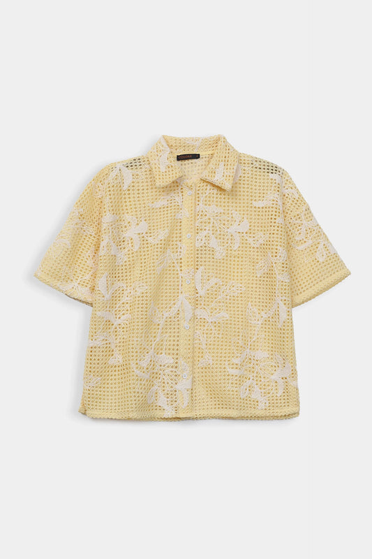 Textured Net Shirt - Cougar Clothing