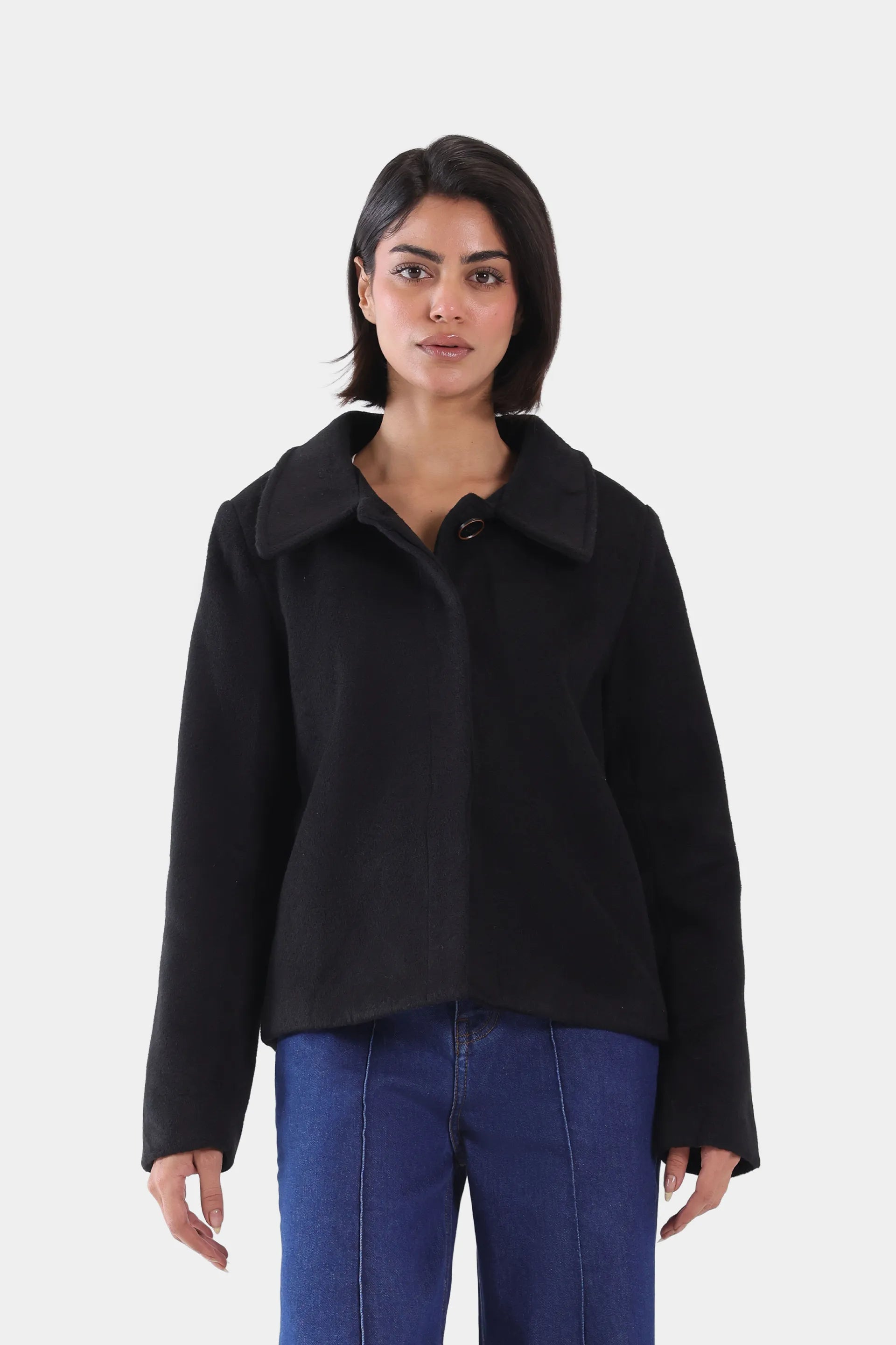 Tweed Button-Down Jacket - Cougar Clothing