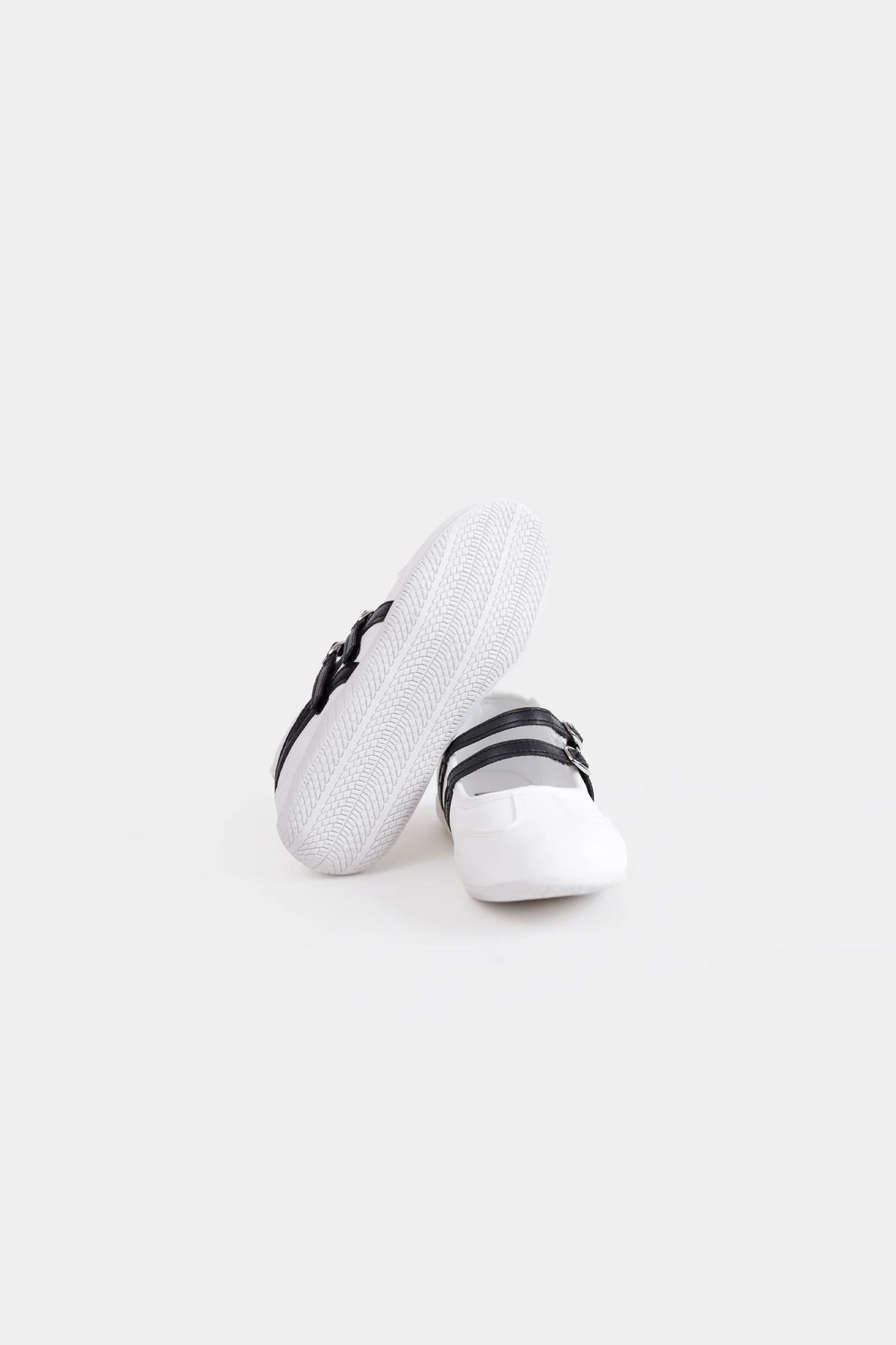 Dual Buckle Ballet Flats - Cougar Clothing