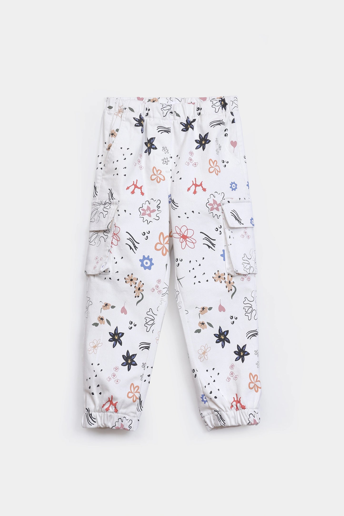 All-Over Printed Cargo Jeans - Cougar Clothing
