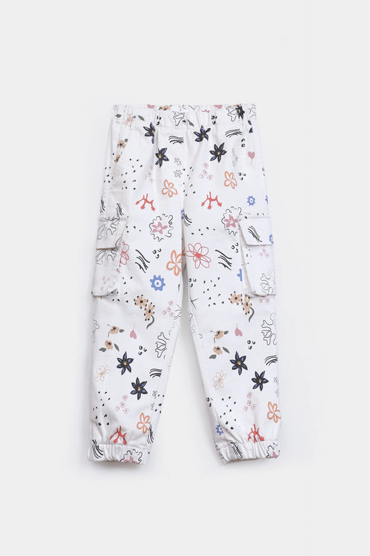 All-Over Printed Cargo Jeans - Cougar Clothing