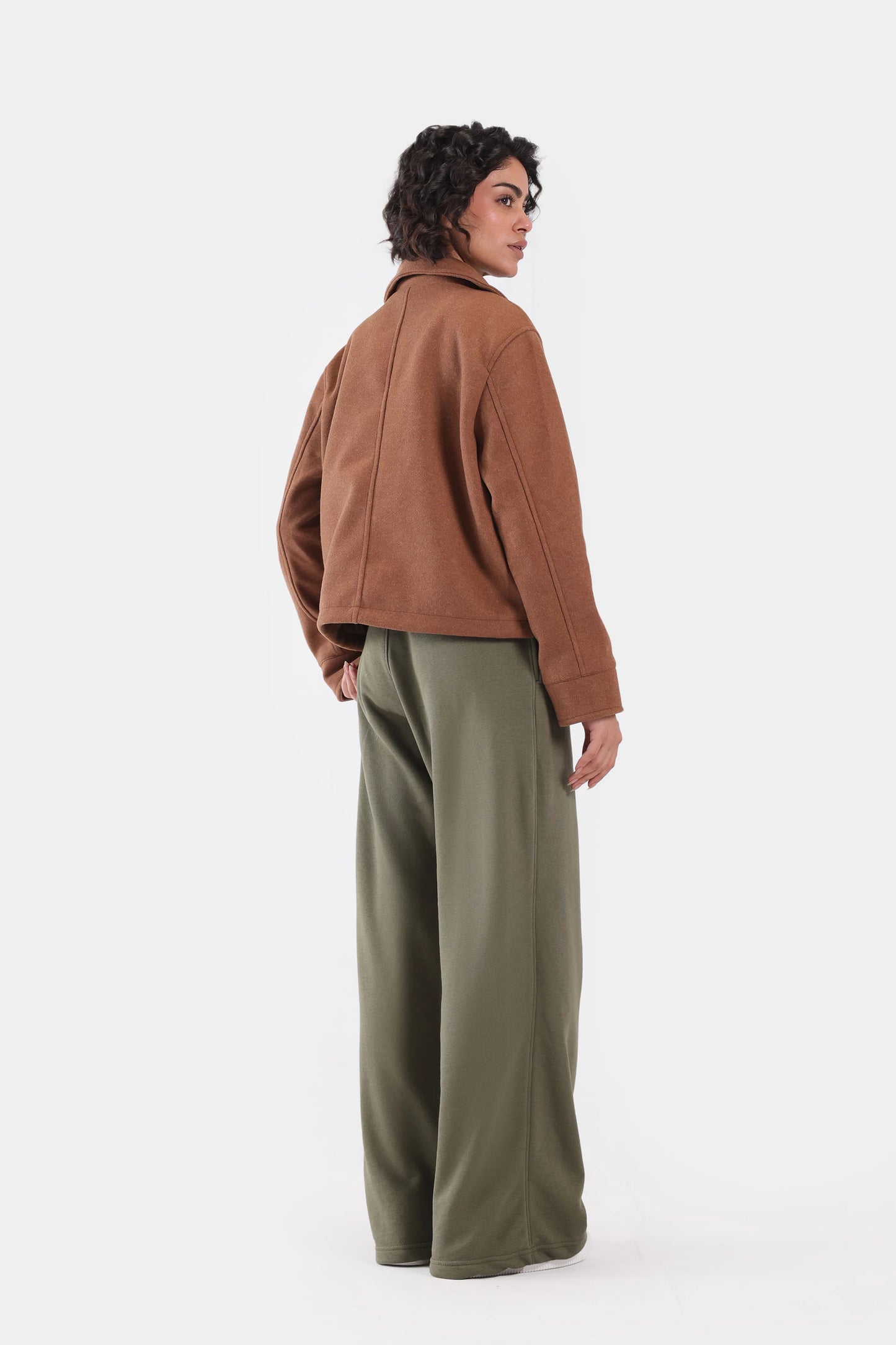 Tweed Cropped Jacket - Cougar Clothing