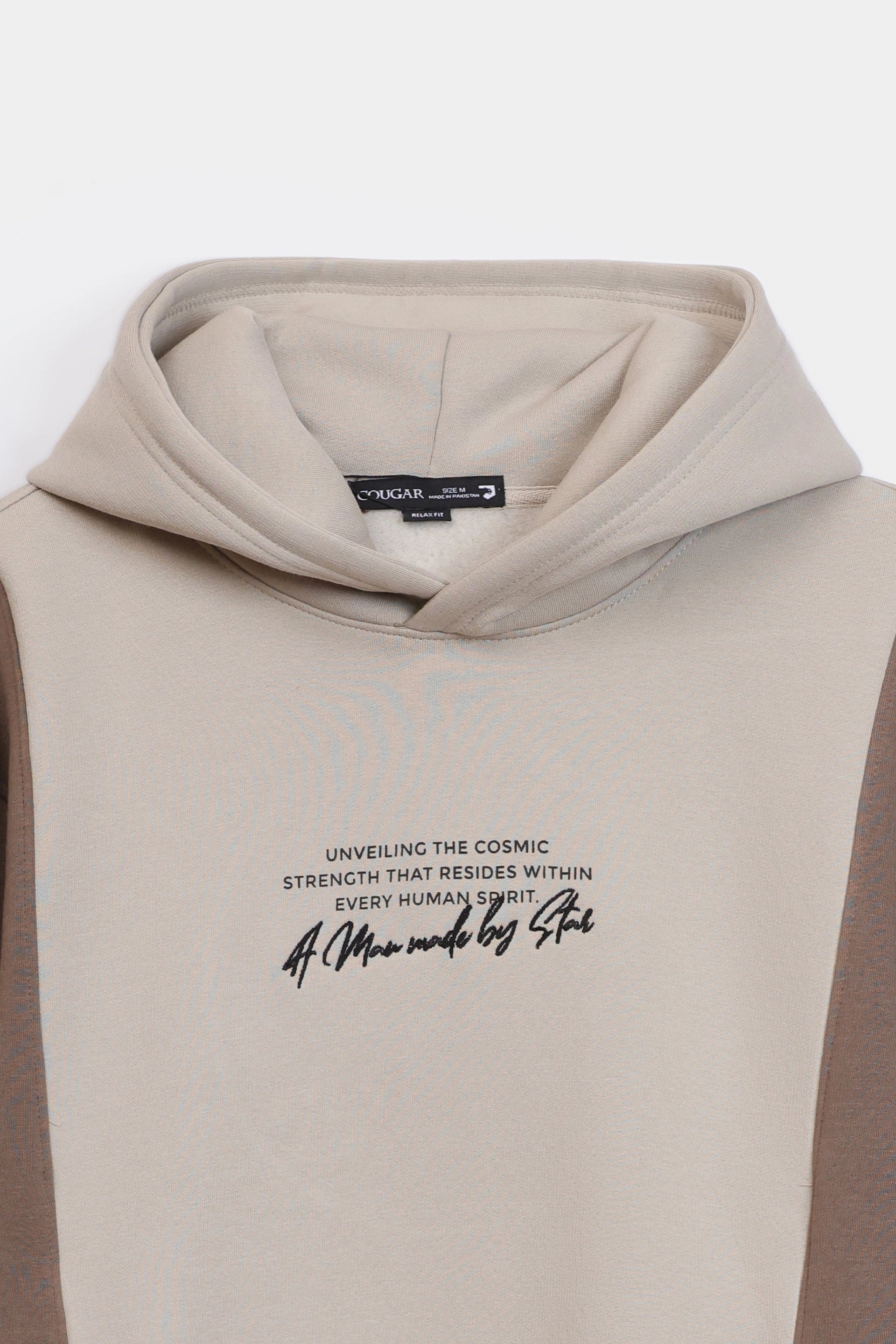 Color Block Fleece Hoodie - Cougar Clothing