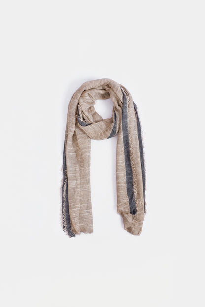 Contrast Woven Scarf - Cougar Clothing