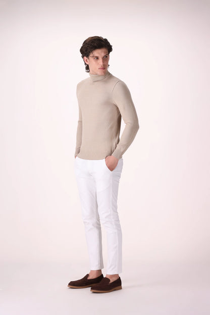 Extra Fine Roll Neck Sweater - Cougar Clothing
