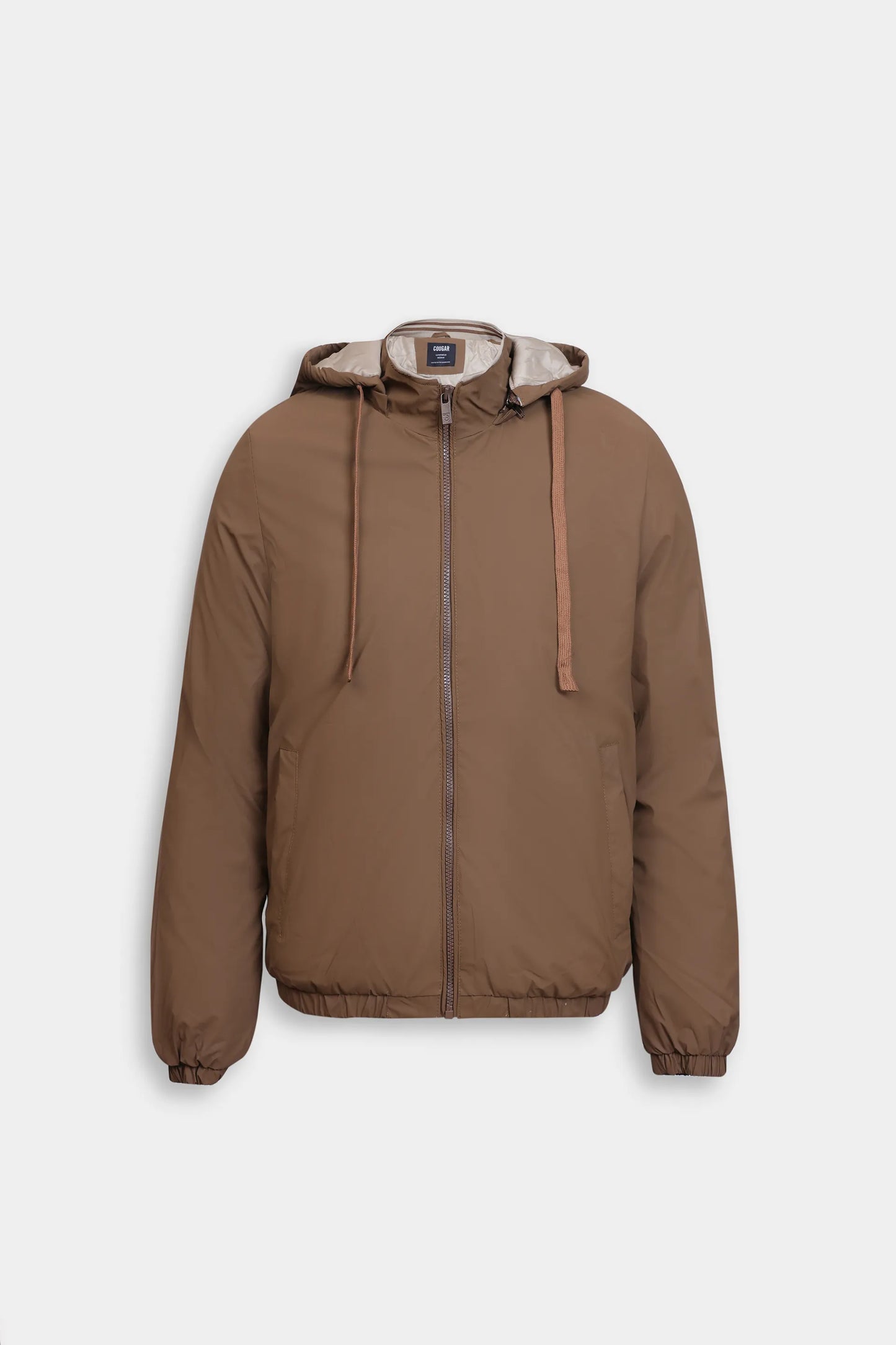 Ribbed Jacket With Detachable Hood - Cougar Clothing