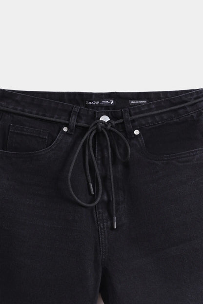 Relaxed Fit Denim Shorts - Cougar Clothing