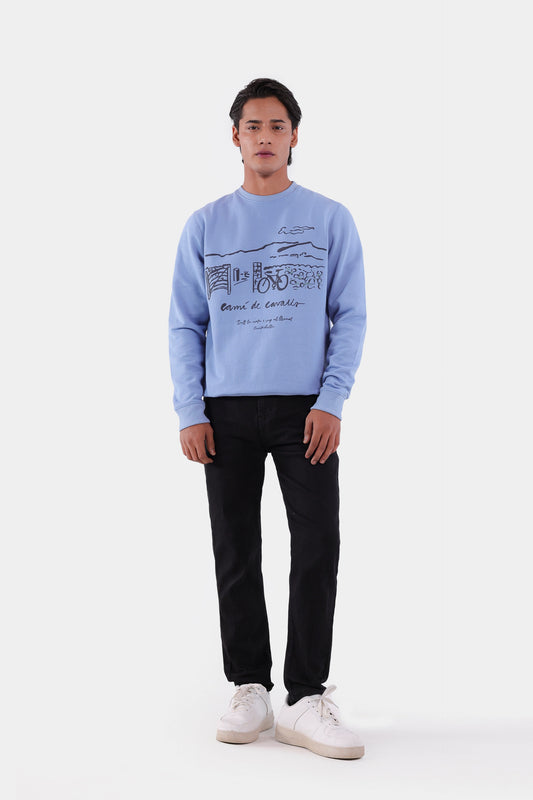 Relaxed Graphic Sweatshirt - Cougar Clothing