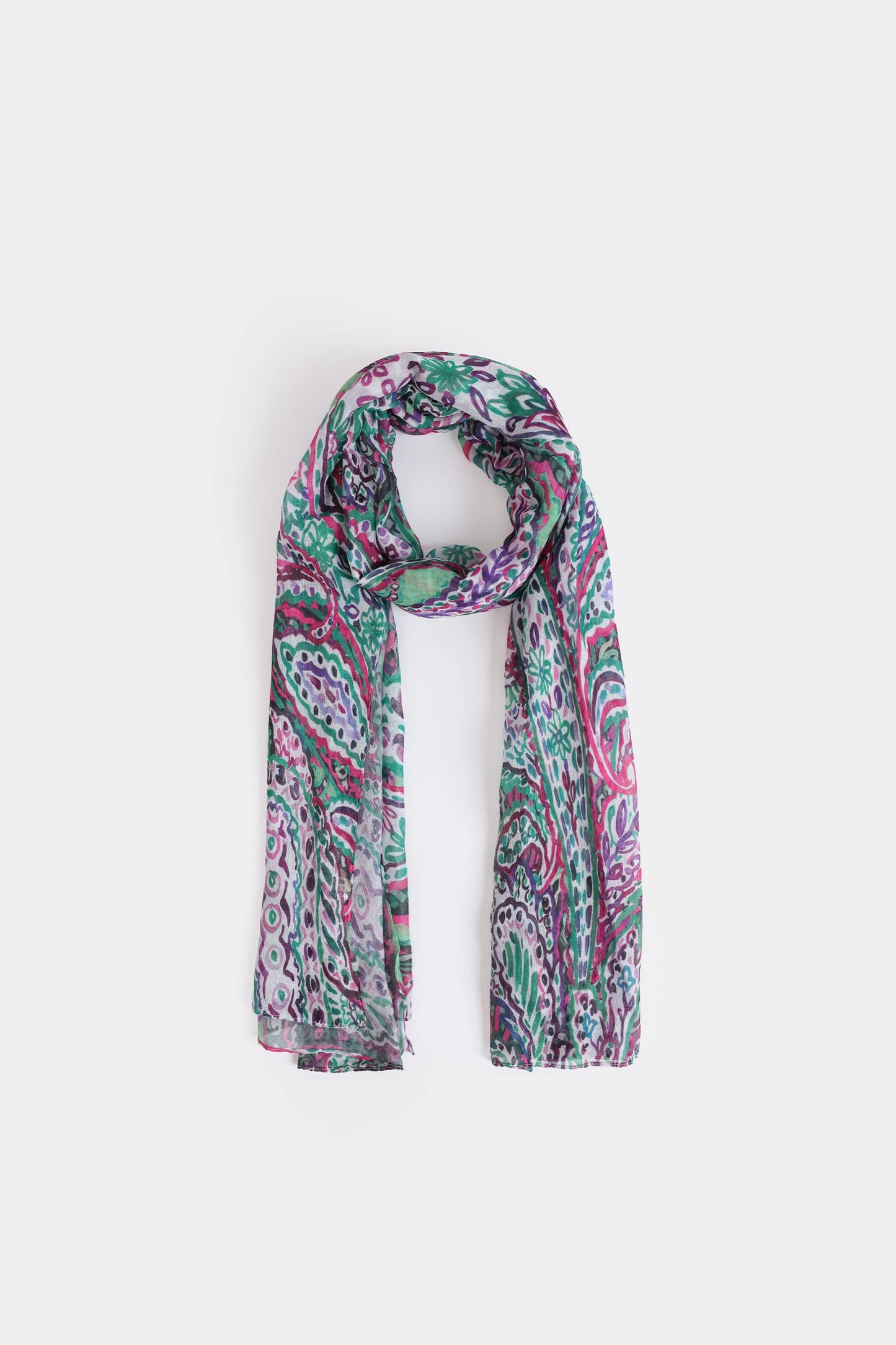 Multicolor Printed Scarf - Cougar Clothing