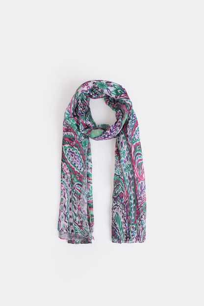 Multicolor Printed Scarf - Cougar Clothing