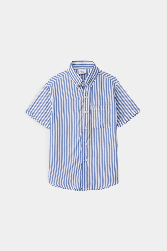 Striped Button-Down Shirt - Cougar Clothing