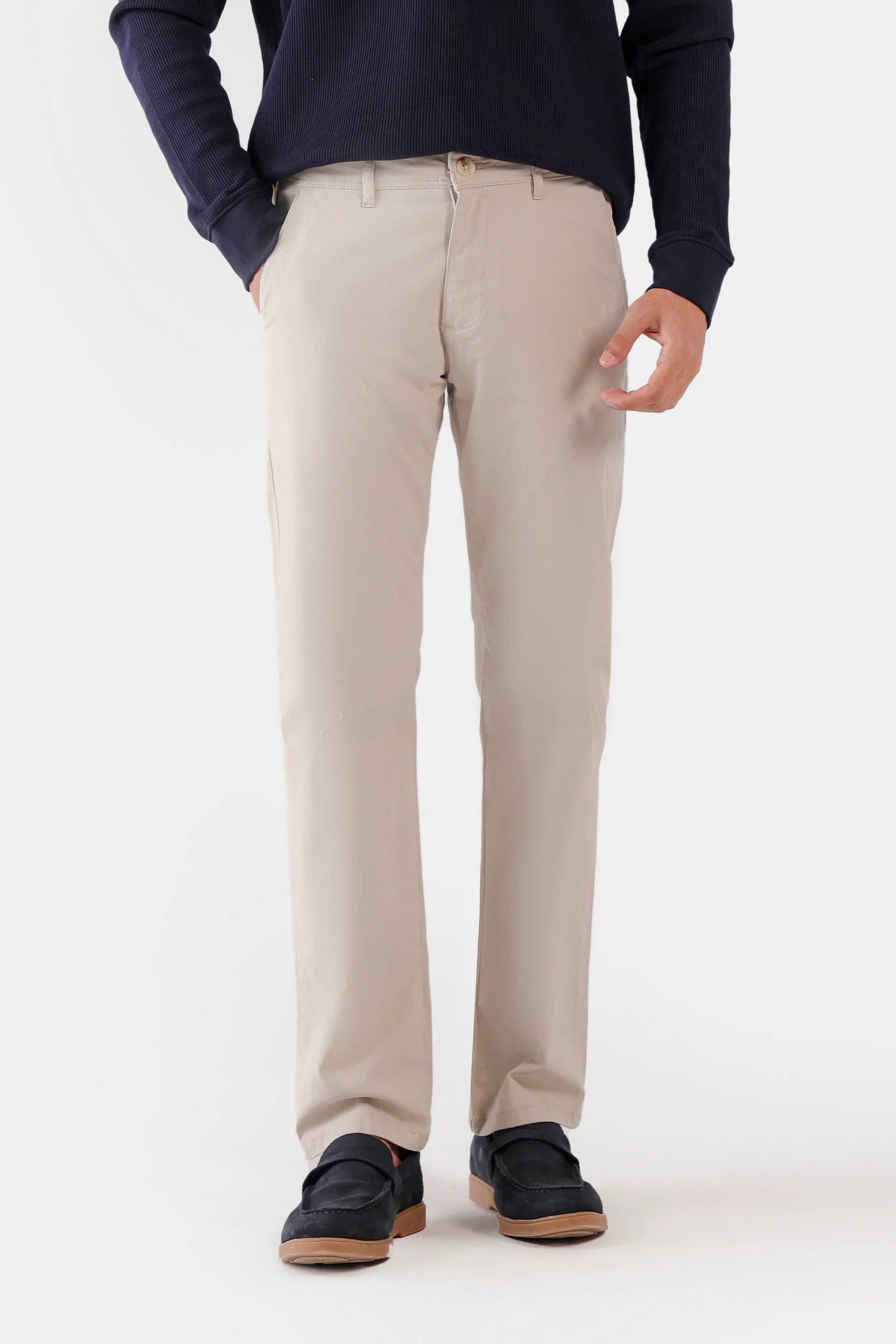 Basic Slim Chino Pants - Cougar Clothing