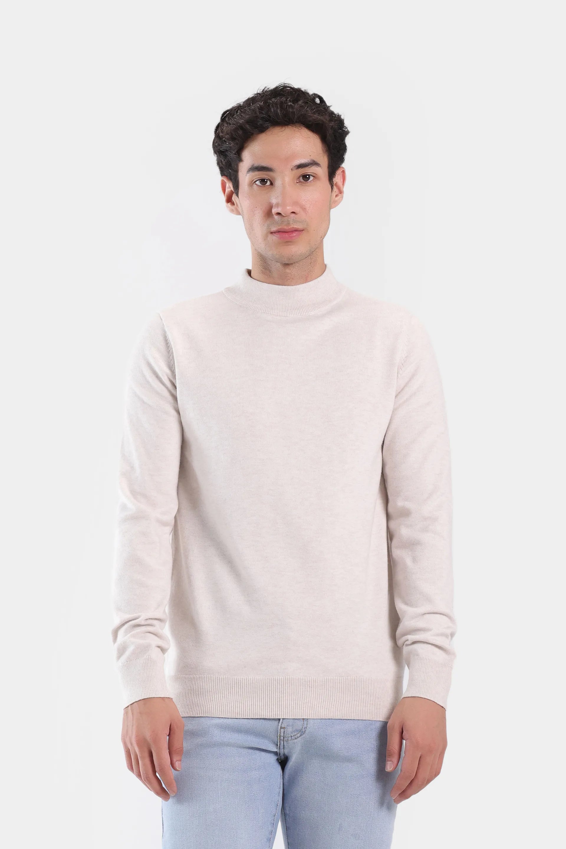 Mock Neck Sweater - Cougar Clothing