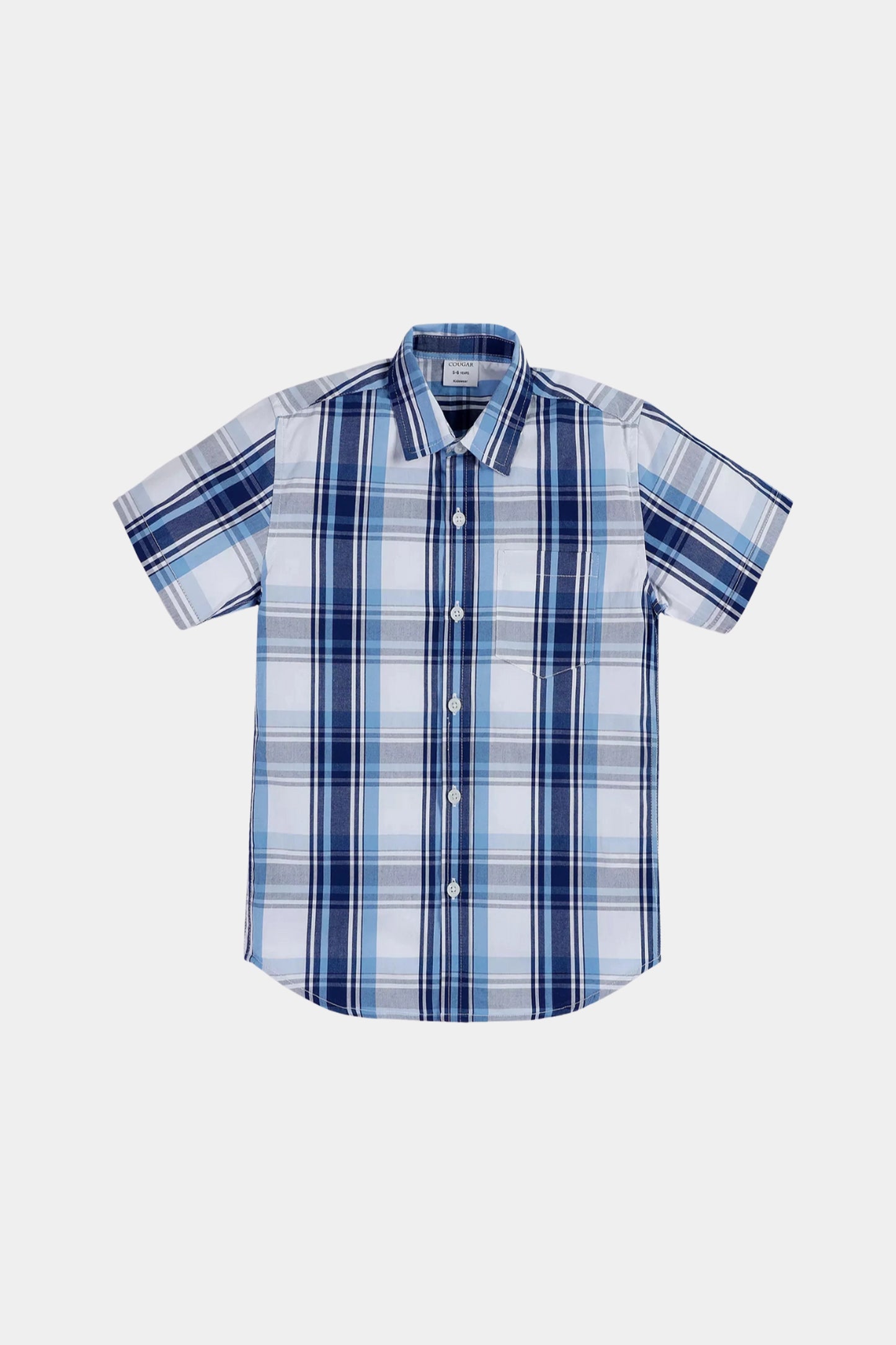 Check Shirt With Patch Pocket - Cougar Clothing