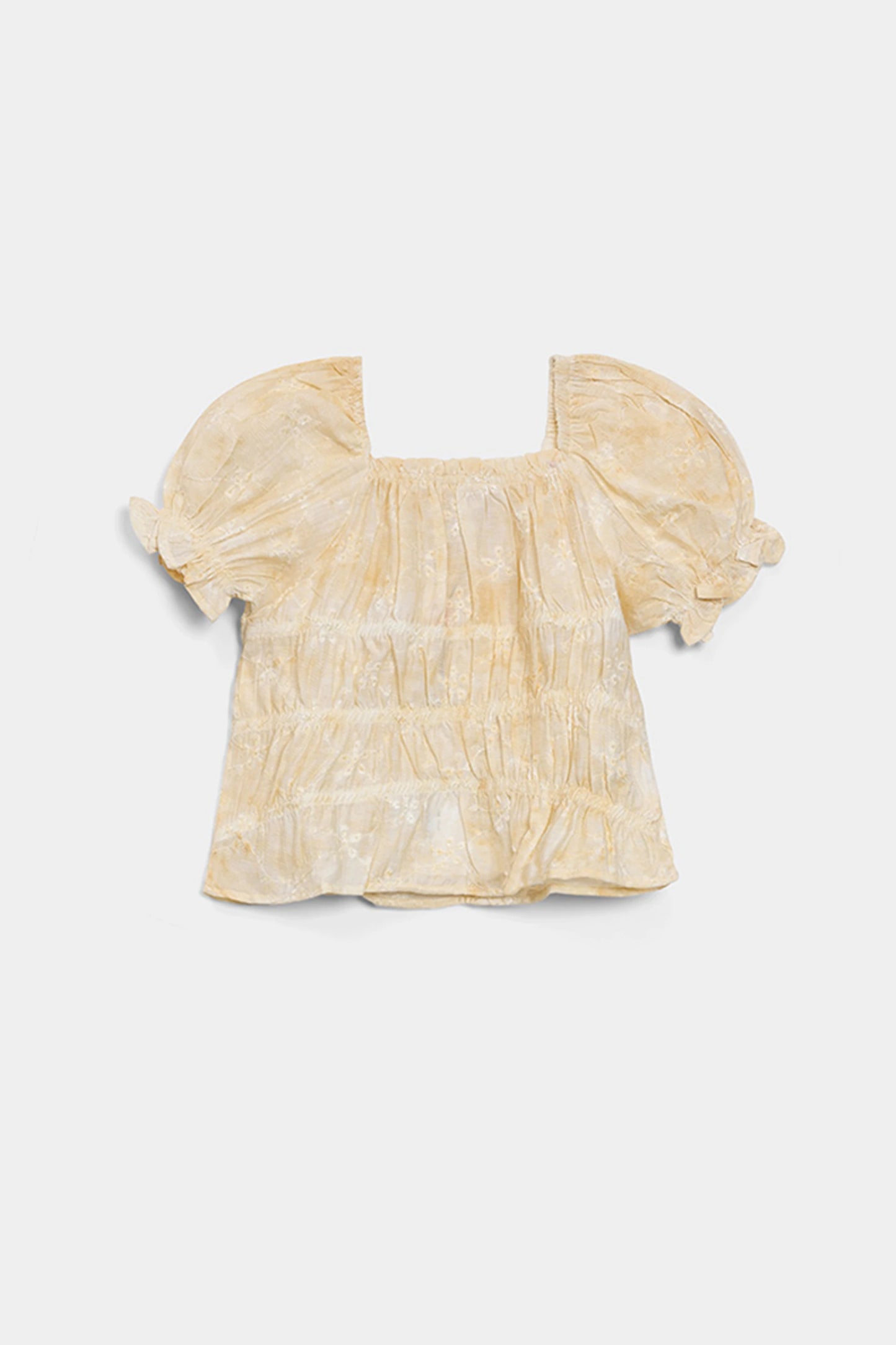 Embroidered Schiffli Top - Cougar Clothing