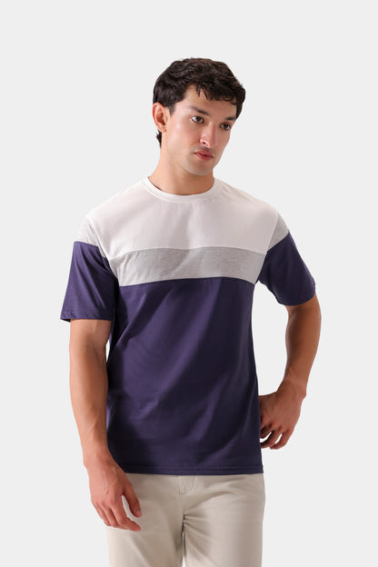 Contrast Panelled T-Shirt - Cougar Clothing