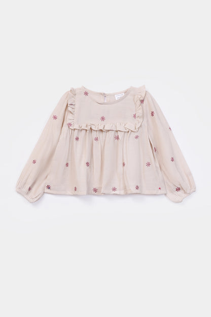 Floral Embroidered Dress - Cougar Clothing