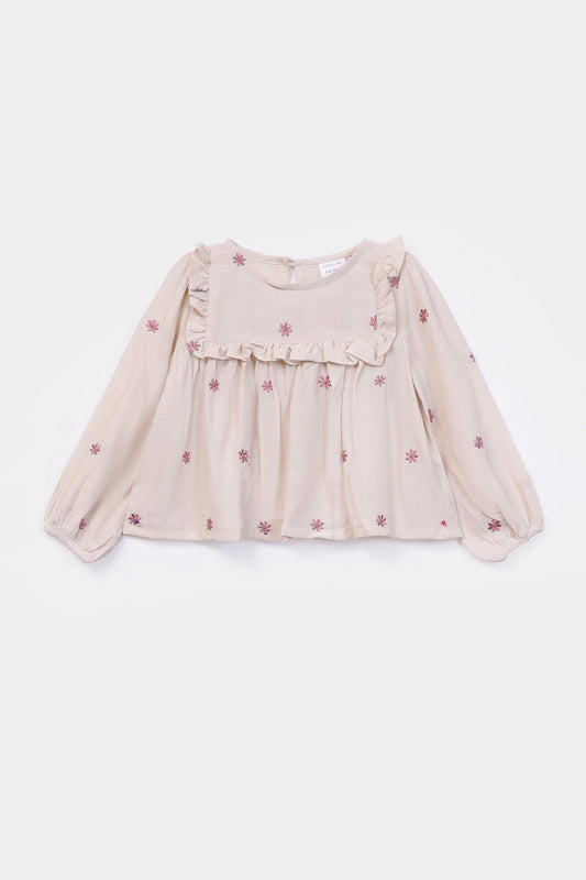 Floral Embroidered Dress - Cougar Clothing