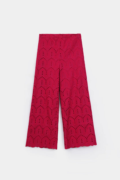 Schiffli Embroidered Trousers - Cougar Clothing