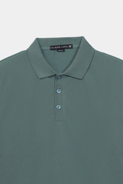 Relaxed Pique Polo - Cougar Clothing