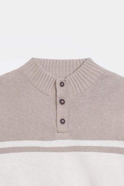 Color Block Sweater - Cougar Clothing