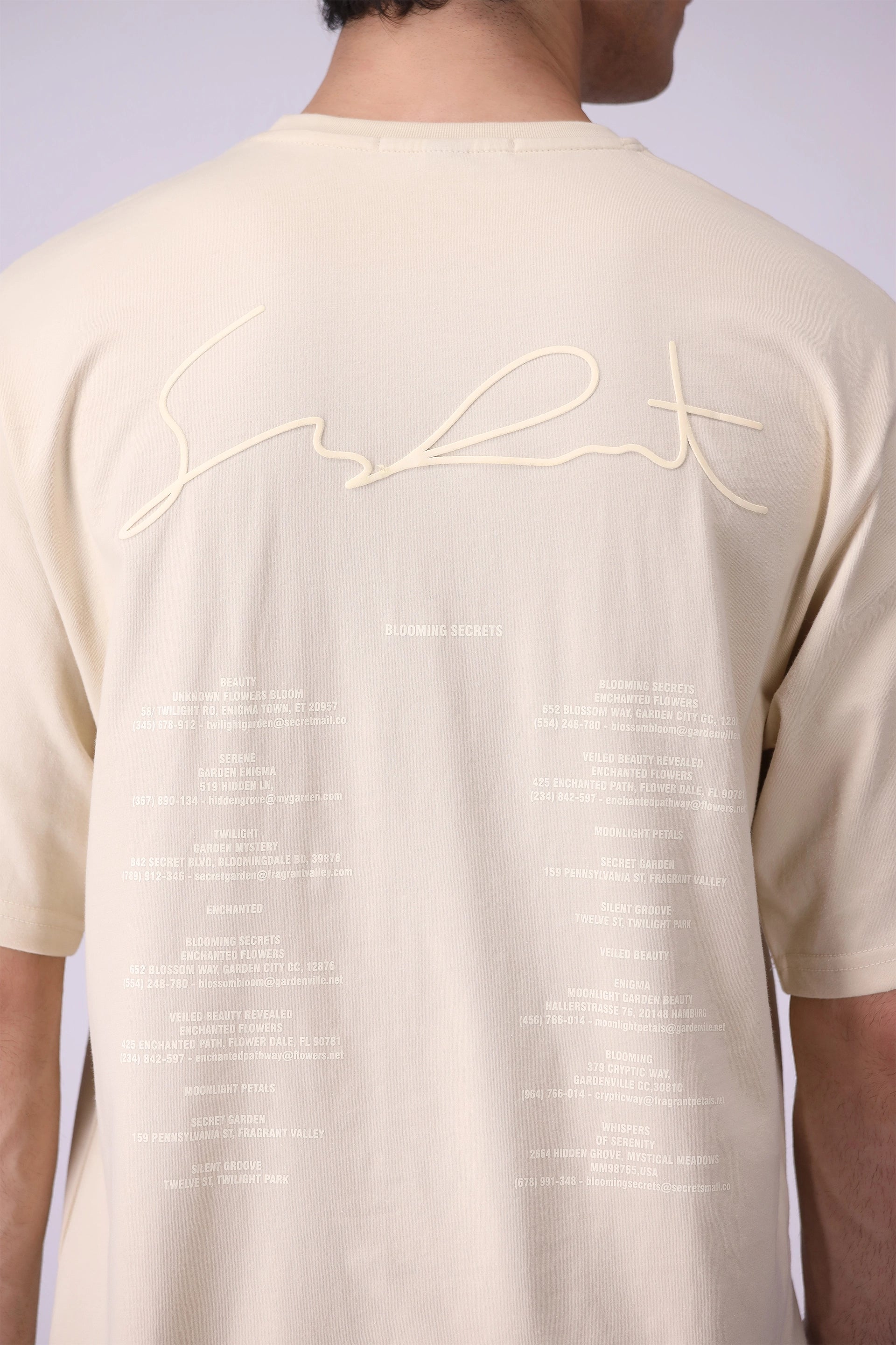 Text Printed Relaxed Fit T-Shirt - Cougar Clothing