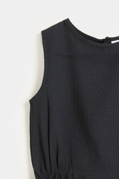 Sleeveless Textured Top - Cougar Clothing