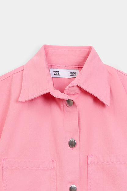 Twill Short Sleeved Shirt - Cougar Clothing