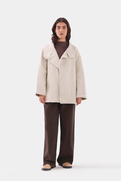 Belted Wrap Coat - Cougar Clothing