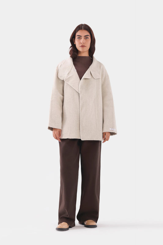 Belted Wrap Coat - Cougar Clothing