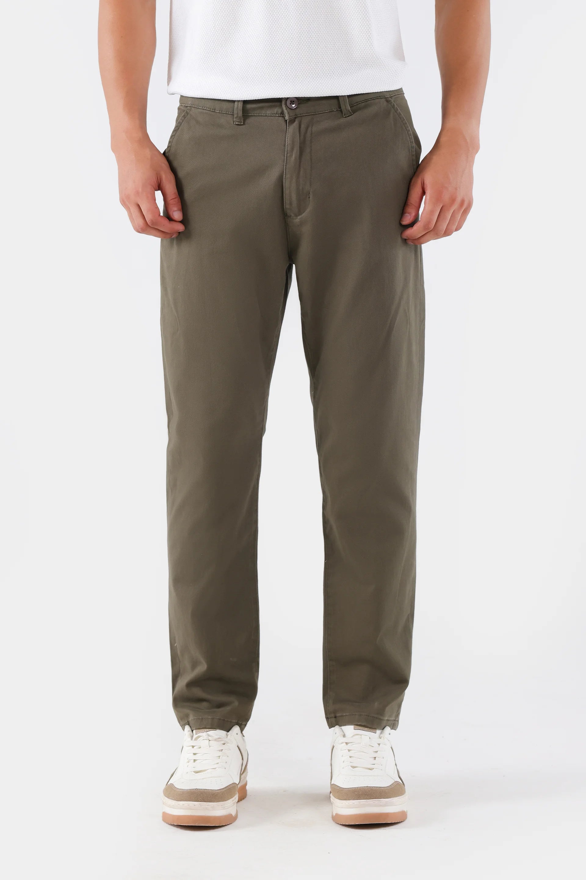 Straight Fit Chino Pants - Cougar Clothing