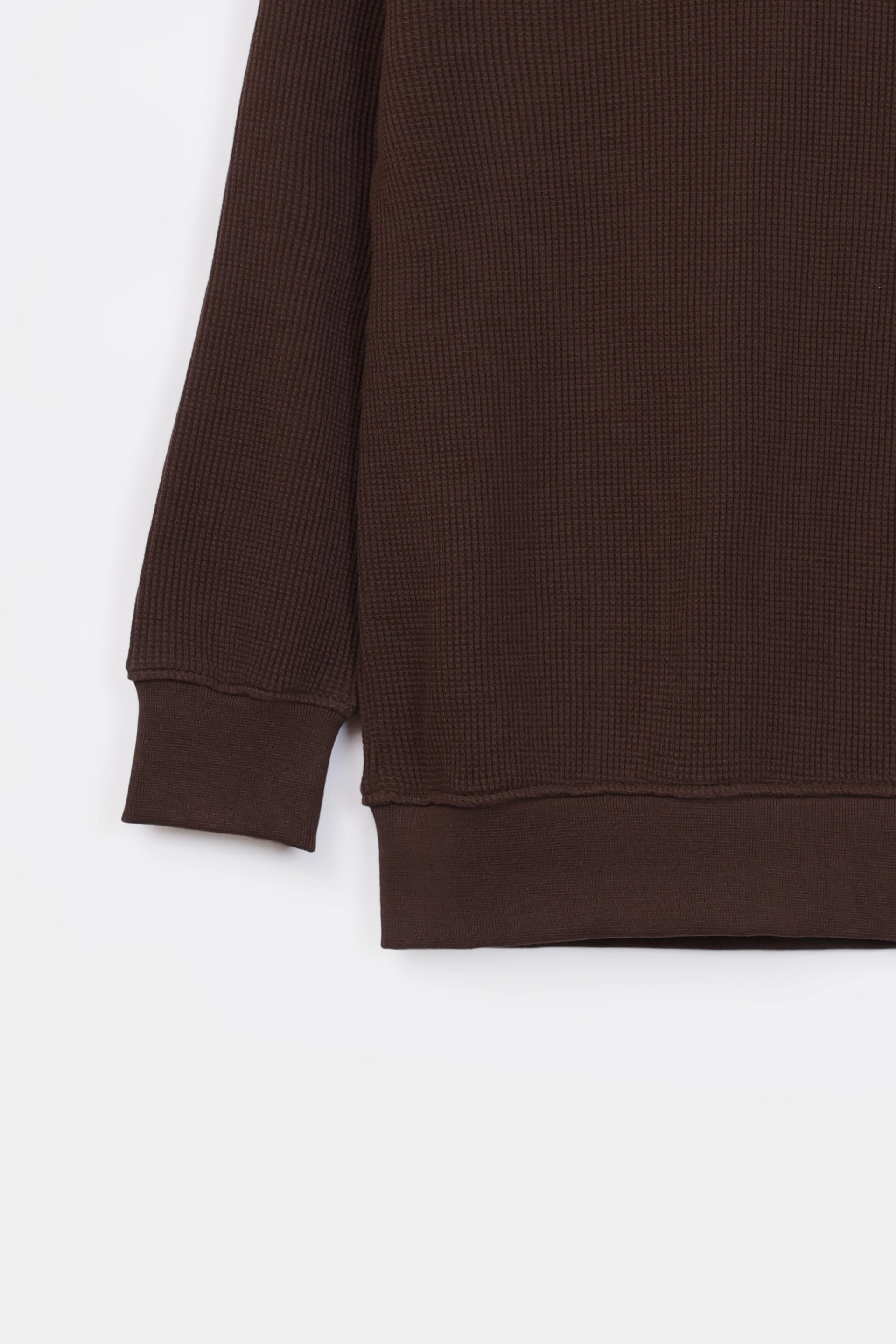 Waffle Knit Hoodie - Cougar Clothing