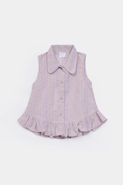 Yarn-Dyed Jacquard Top - Cougar Clothing