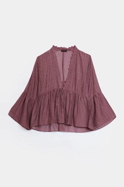 Lace-Detailed Peplum - Cougar Clothing