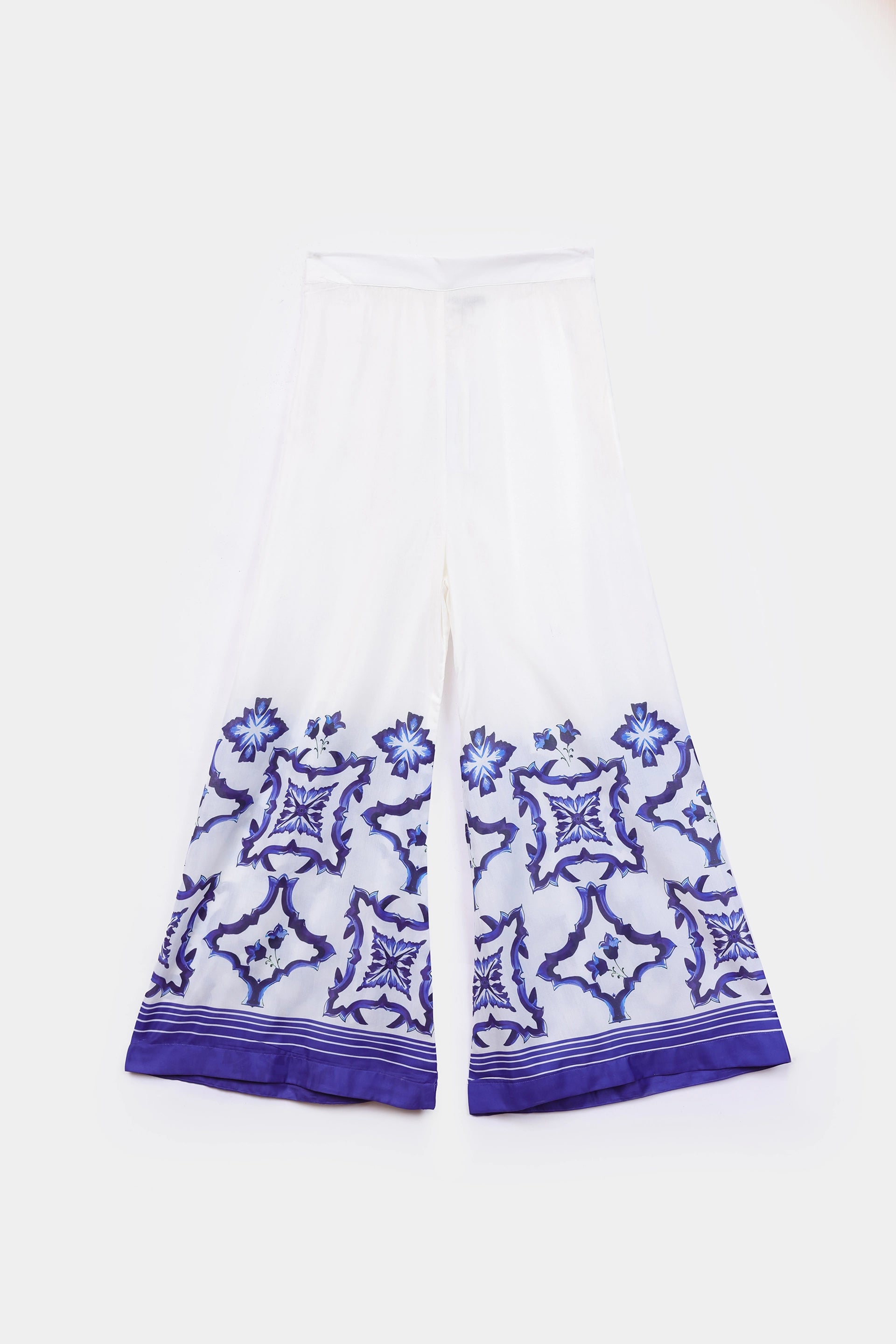 Printed Palazzo Trousers - Cougar Clothing